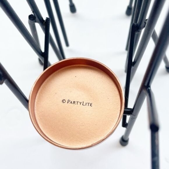 Partylite Twinkling Twigs Centerpiece 13" Iron Candle Holder Medium Rare Retired - Picture 5 of 8